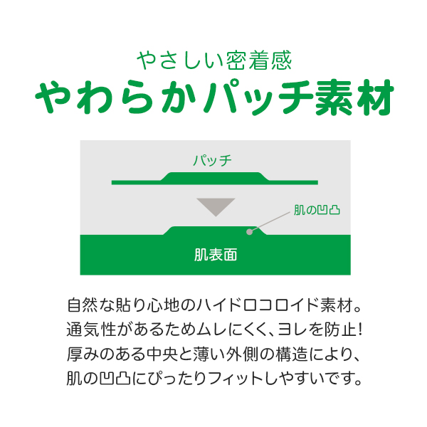 【公式】ずぼらん クリアカバーパッチ 69枚入 の画像