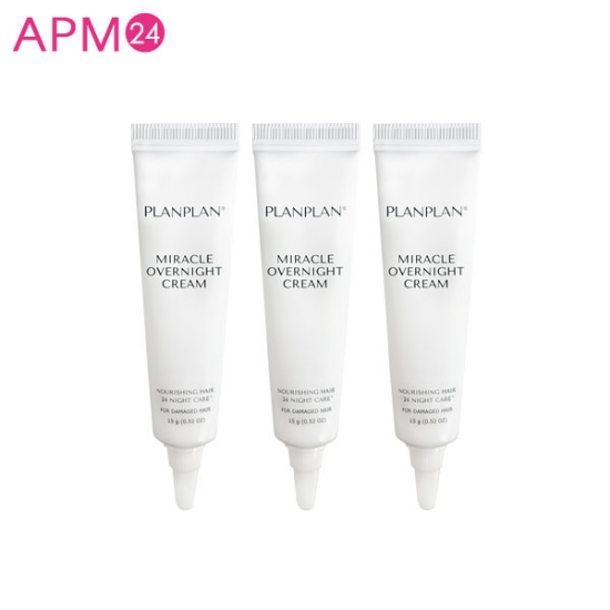 洗い流さないトリートメント PLANPLAN プランプラン ミラクルオーバーナイトクリーム  15g / プランプランヘアクリーム planplan miracle overnight cream の画像