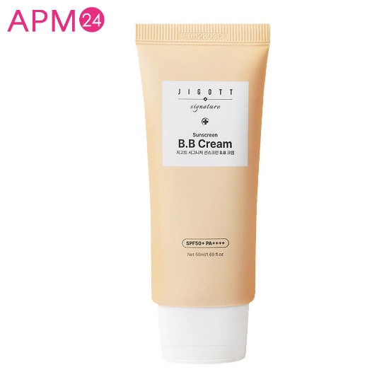 ジゴット シグネチャー サンスクリーン BBクリーム SPF50+PA++++ 50ml / ベースメイク 日焼け止め サンケア UVケア 韓国コスメ apm24 の画像